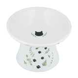 Necoichi Extra Wide Raised Cat Food Bowl
