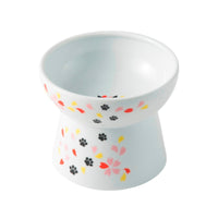 Necoichi Raised Cat Food Bowl Large