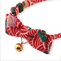 Necoichi Matsuri Bow Tie Cat Collar