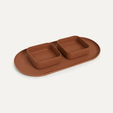 Max Bone Dog Square & Bubble Bowls & Mat