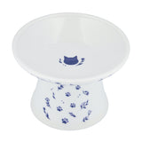 Necoichi Extra Wide Raised Cat Food Bowl