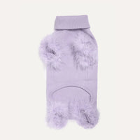 Max Bone Feather Dog Knit Onesie
