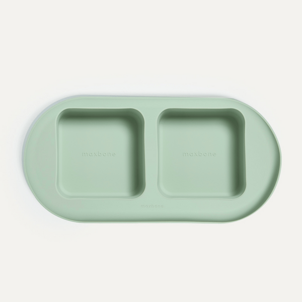 Max Bone Dog Square & Bubble Bowls & Mat