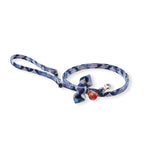 Necoichi Daruma Charm Bow Tie Dog Leash