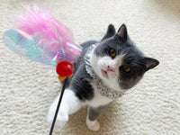 Necoichi Crinkly Critters Fluttery Fish Cat Wand