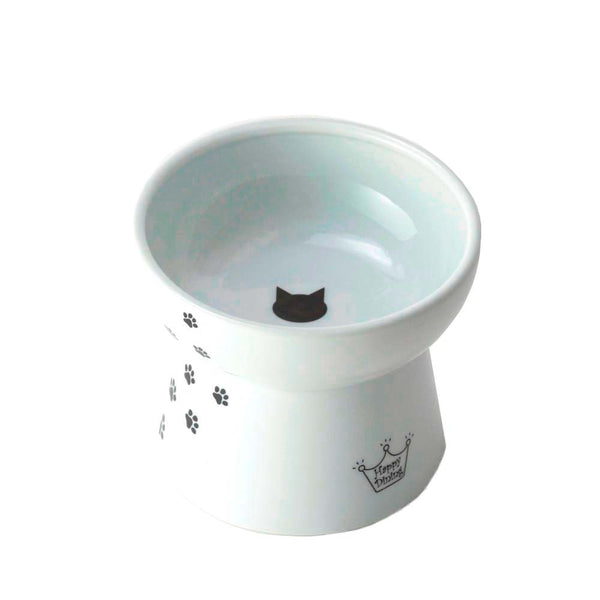 Necoichi Raised Cat Food Bowl Large