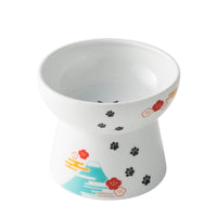 Necoichi Raised Cat Food Bowl Large