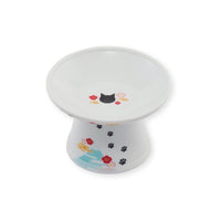 Necoichi Extra Wide Raised Cat Food Bowl