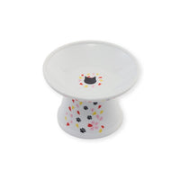 Necoichi Extra Wide Raised Cat Food Bowl