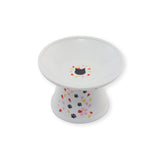 Necoichi Extra Wide Raised Cat Food Bowl