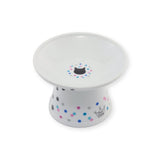 Necoichi Extra Wide Raised Cat Food Bowl