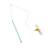 Necoichi Crinkly Critters Bouncy Bee Adjustable Cat Wand