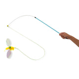 Necoichi Crinkly Critters Bouncy Bee Adjustable Cat Wand
