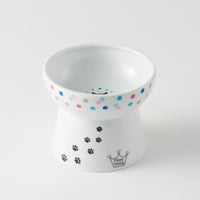 Necoichi Raised Cat Food Bowl Large
