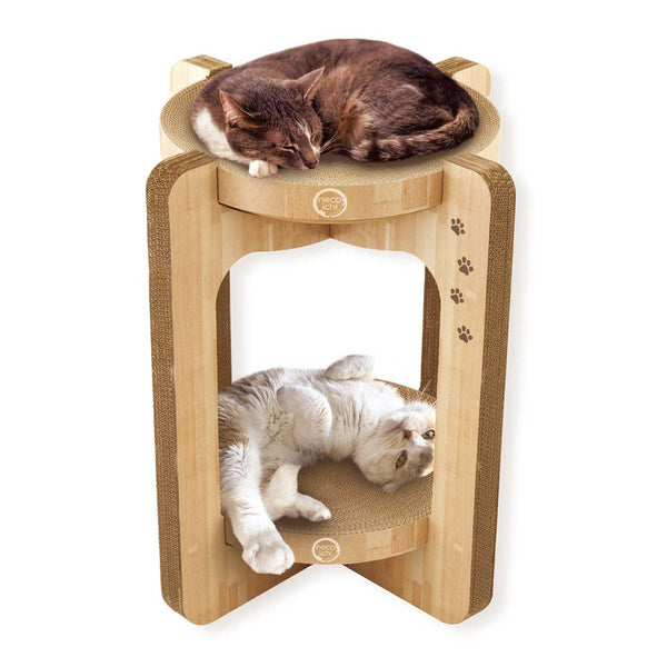 Necoichi Cozy Cat Scratcher Tower