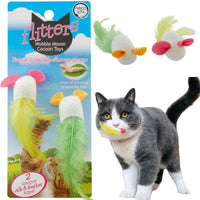 Necoichi Flitters Wobble Mouse Cocoon Toys