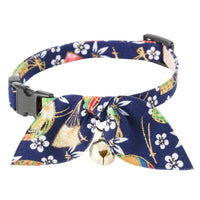 Necoichi Oribon Kimono Bow Tie Cat Collar