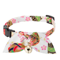 Necoichi Oribon Kimono Bow Tie Cat Collar