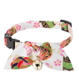 Necoichi Oribon Kimono Bow Tie Cat Collar